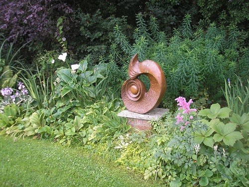 Bog garden.