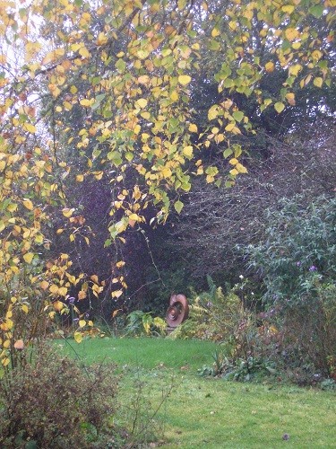 Through to the circular garden